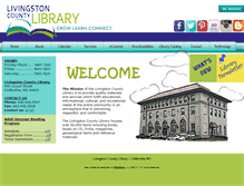 Tablet Screenshot of livingstoncountylibrary.org